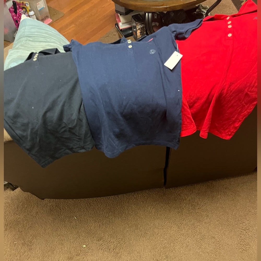 3 Aeropostale Polo Shirts M